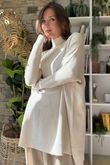 Charli Honeycomb Oversized Turtle Knit Stone